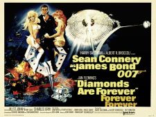 Diamonds Are Forever James Bond 007 Movie Poster
